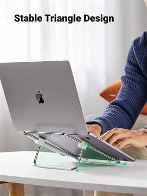 UGREEN Desktop Laptop Stand for Desk Adjustable Portable Laptop Riser Holder Notebook Computer Stand 80348